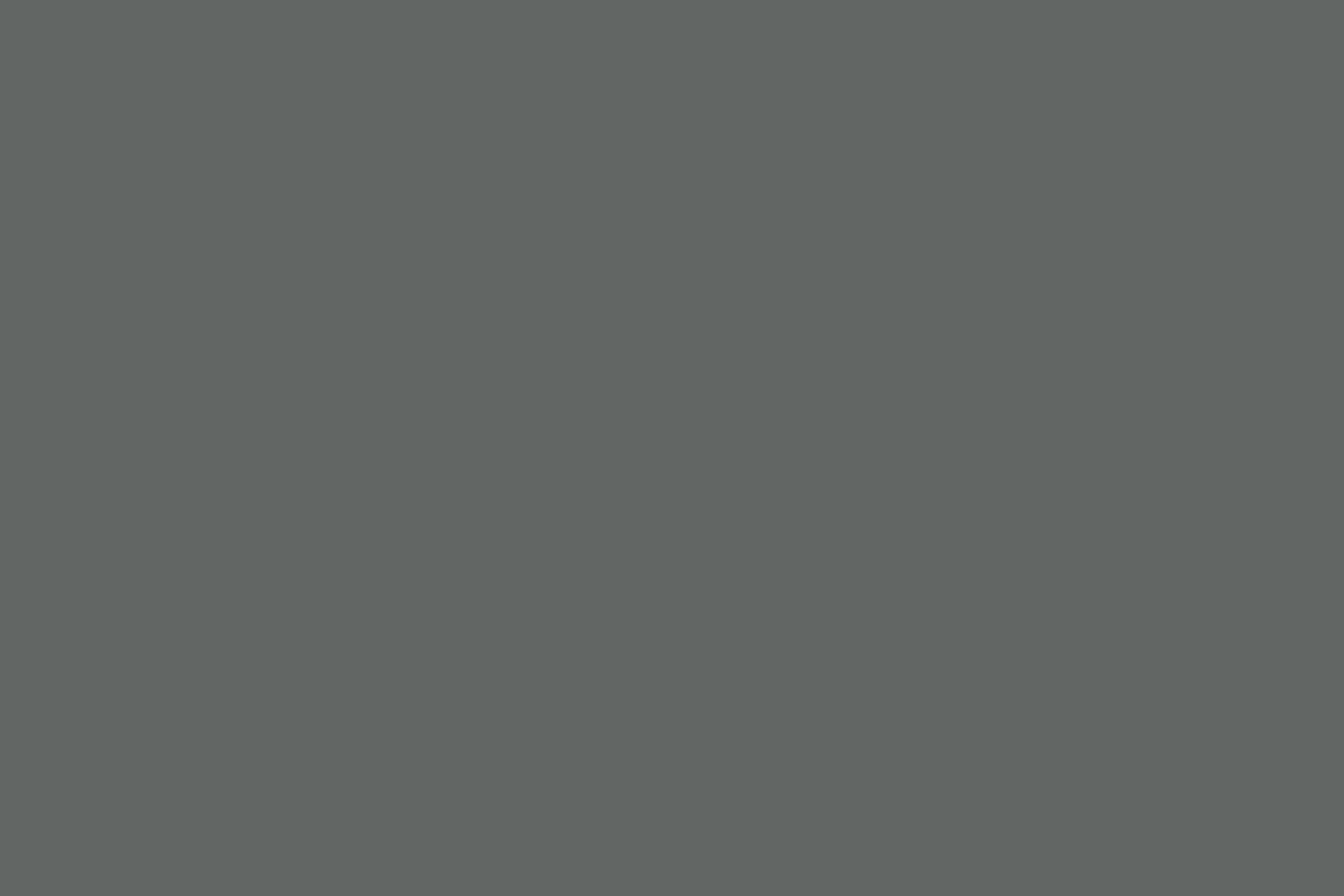 A close-up of a radiator painted in a deep gray shade like Farrow & Ball's Down Pipe.