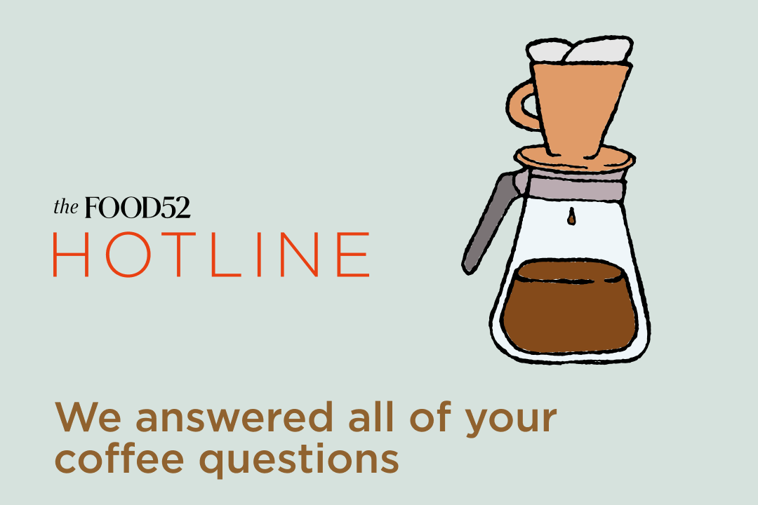 Graphic text overlay stating 'People Have Been Lying to You About How to Store Your Coffee' over a coffee-themed background.