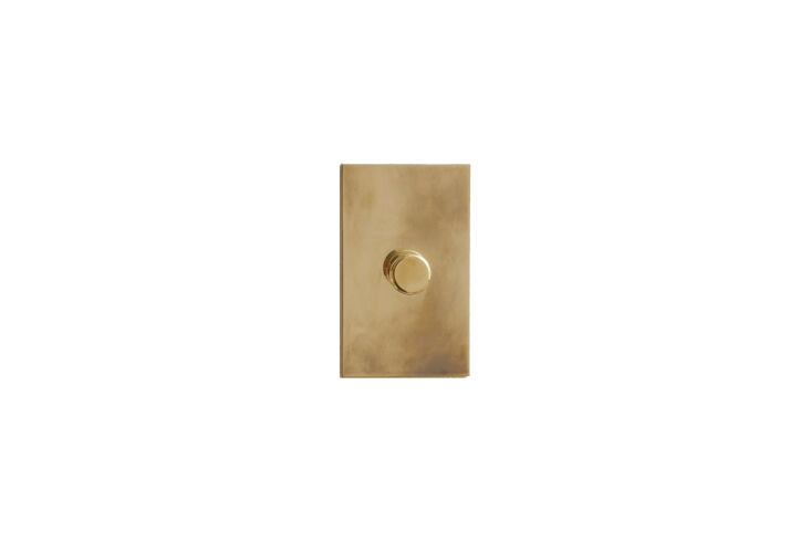 A Forbes & Lomax Aged Brass Rotary Dimmer switch.
