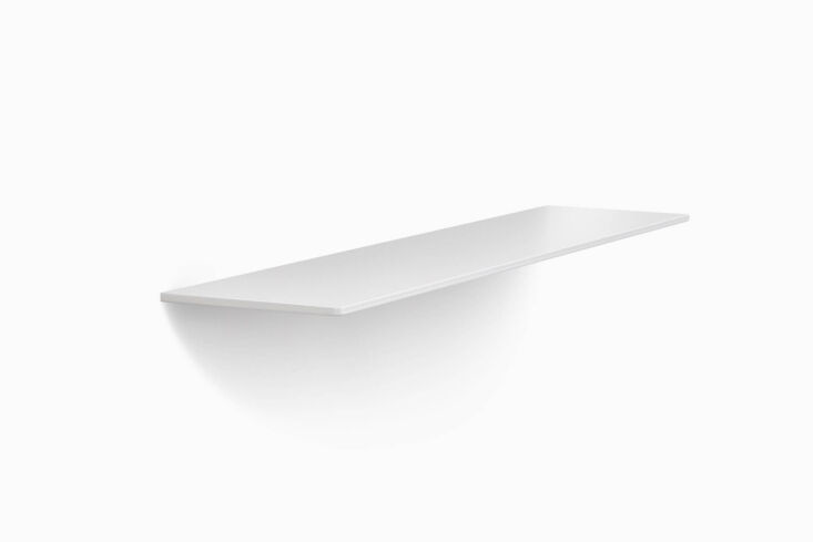 Shelfology Tromoso Steel Floating Shelf in a modern room setting.