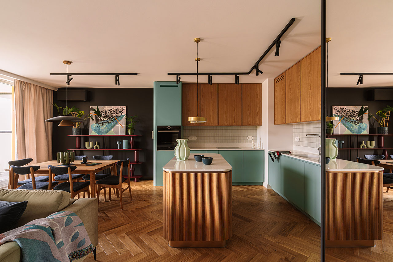 Vibrant Retro-Inspired Kraków Apartment: A 84sqm Masterpiece by Butterfly Studio