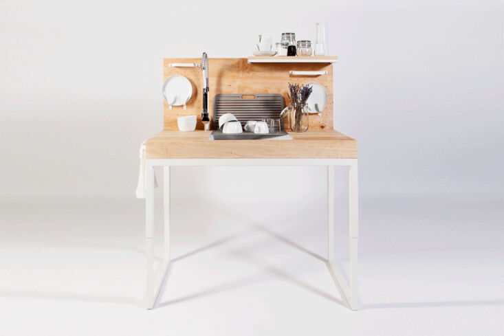 Dirk Biotto’s ChopChop workstation featuring a storage-integrated sink and worktop.