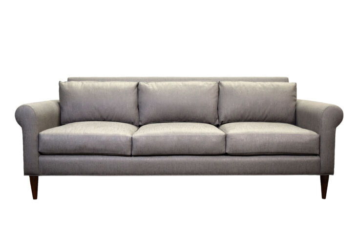 The Magnolia Sofa from Eco Balanza's Essentials Collection featuring GOTS-certified fabrics.