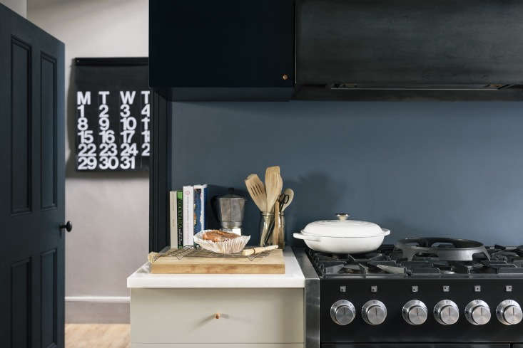 A Mercury 1200 Range Cooker in the kitchen with a view into a hallway featuring a Stendig Calendar.