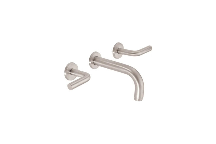 California Faucet wall-mounted bathroom fixture in a polished finish.