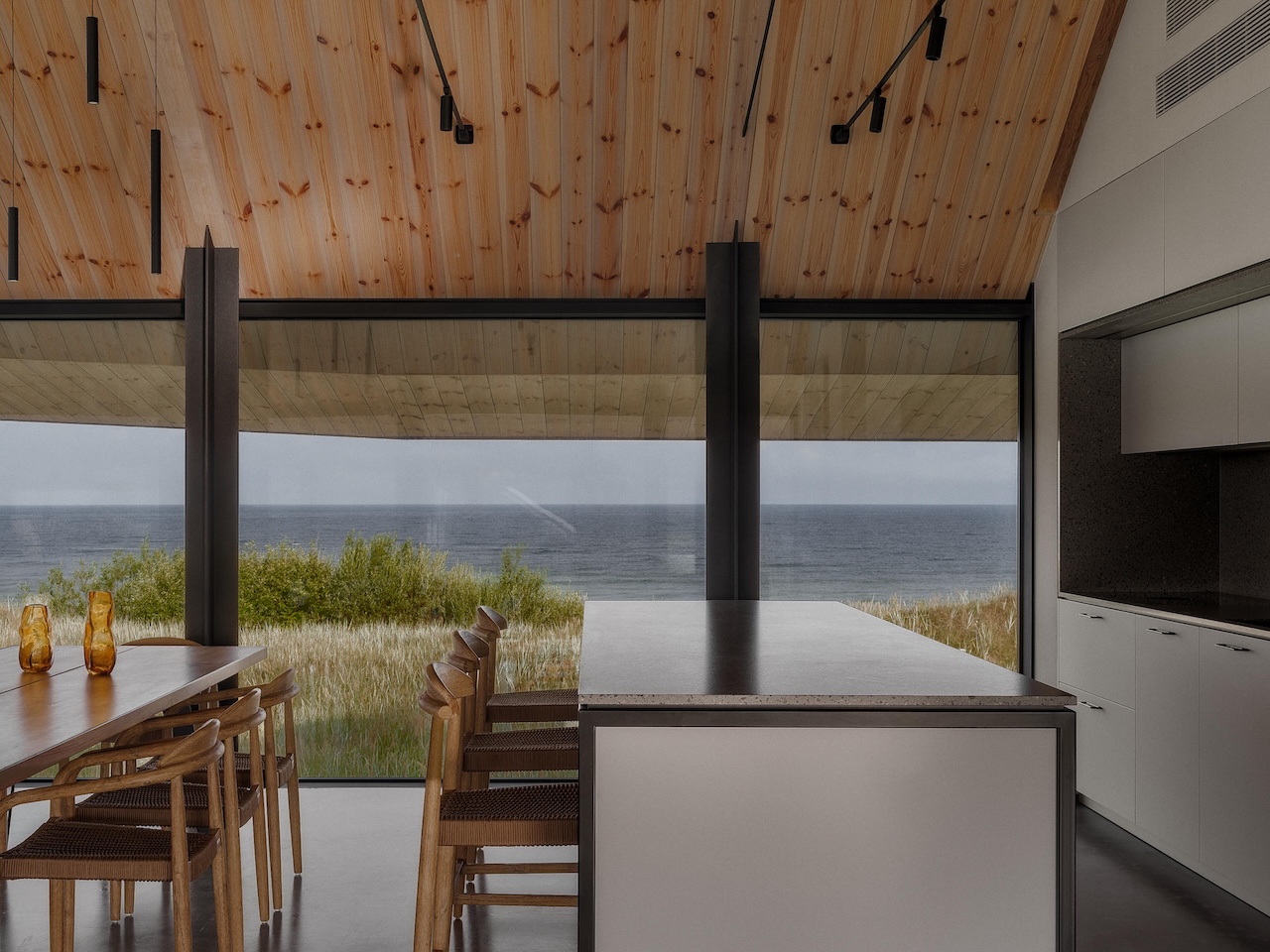 Latvian Coastal Home: Adaptive Reuse Architecture