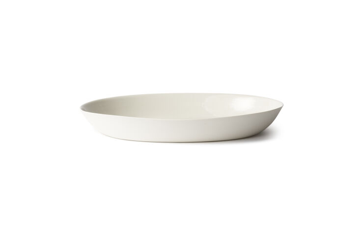 Mud Australia Paris Platter in Milk white finish.
