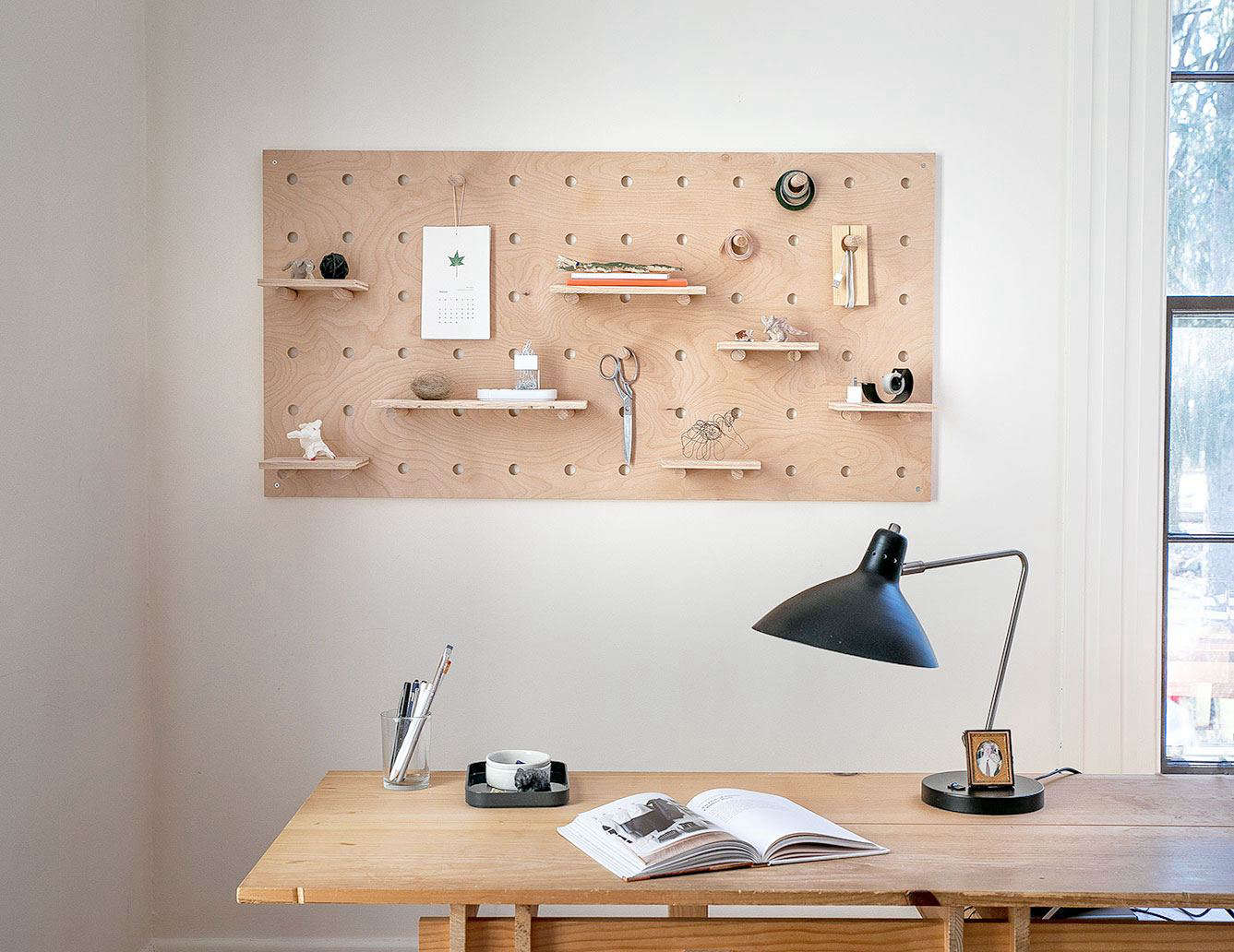 How to Build a High-End German-Inspired Storage Wall: DIY Plywood Pegboard Guide