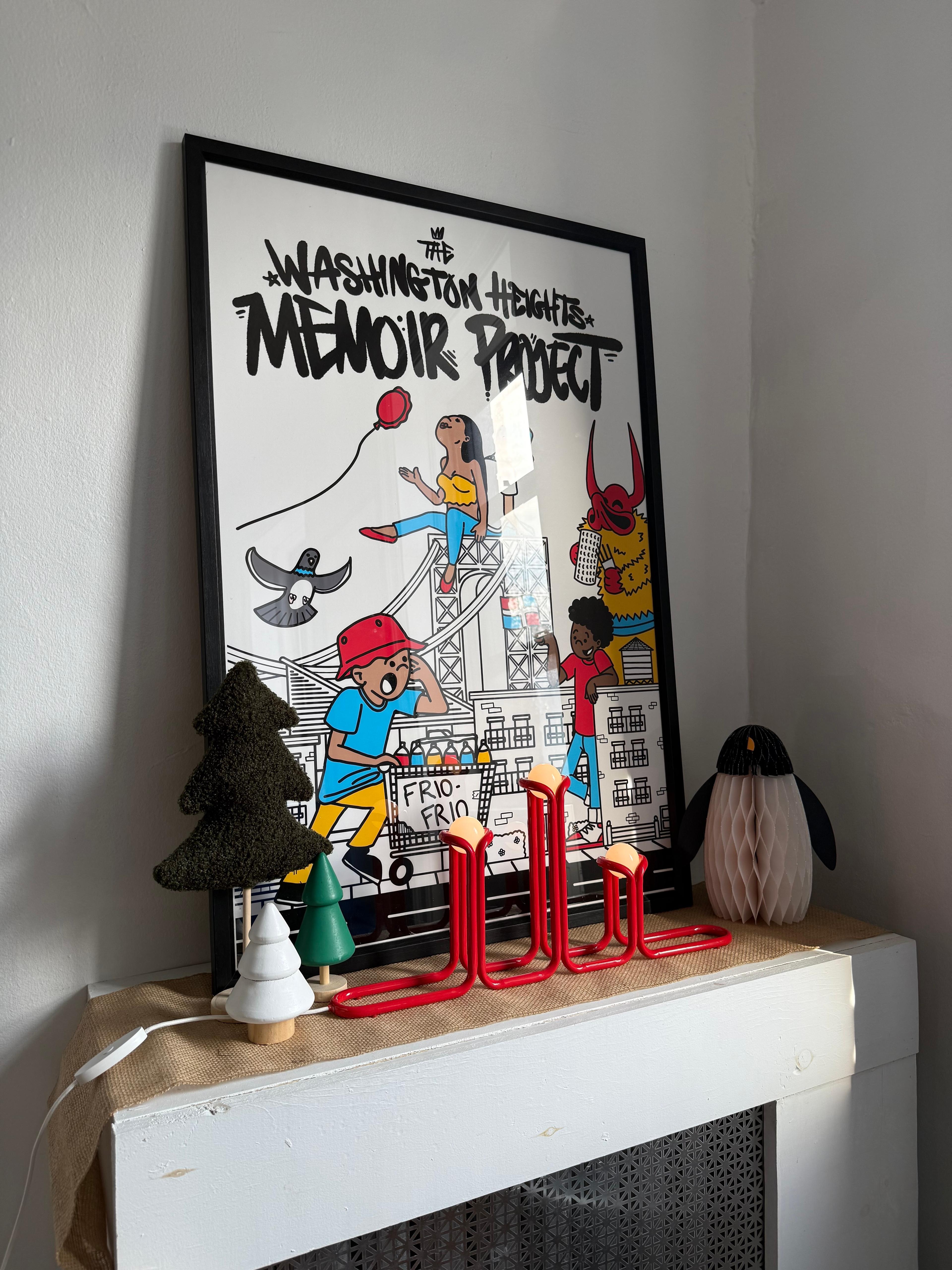 A styled mantelpiece with holiday greenery, stockings, and minimalist Christmas decorations.