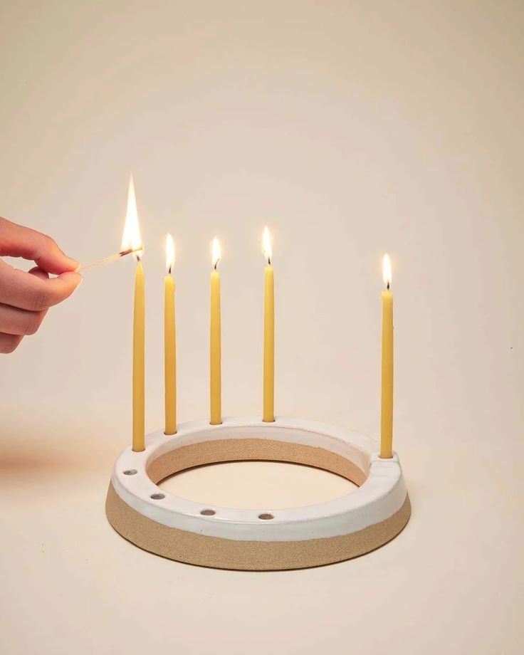 7 Best Artist-Made Ceramic Menorahs to Brighten Your Modern Hanukkah Table
