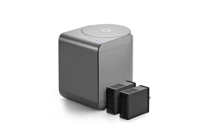 The Airthereal Revive Electric Kitchen Composter showing its compact design.