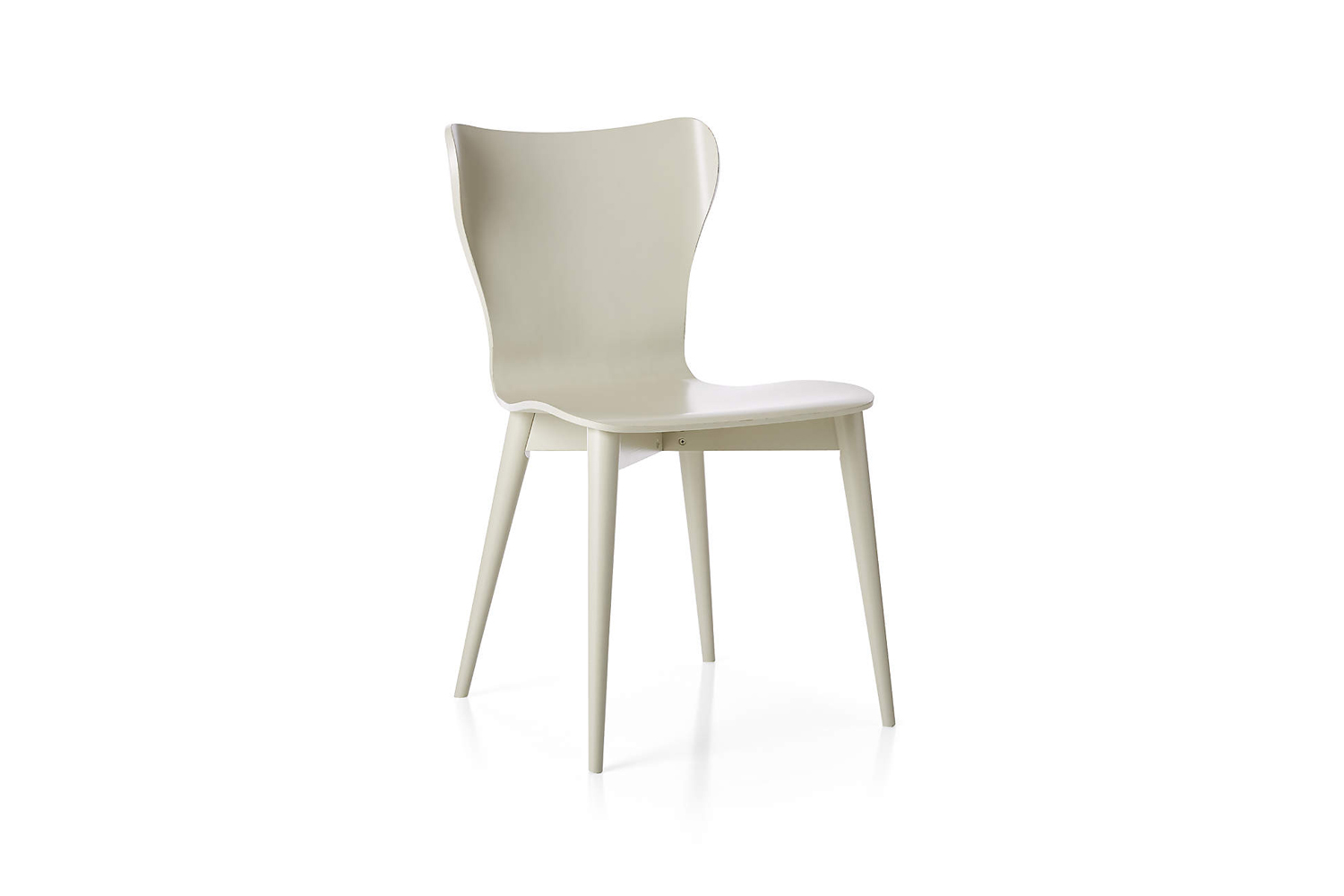 Brera Vamelie Bentwood Dining Chair in a dark walnut finish.