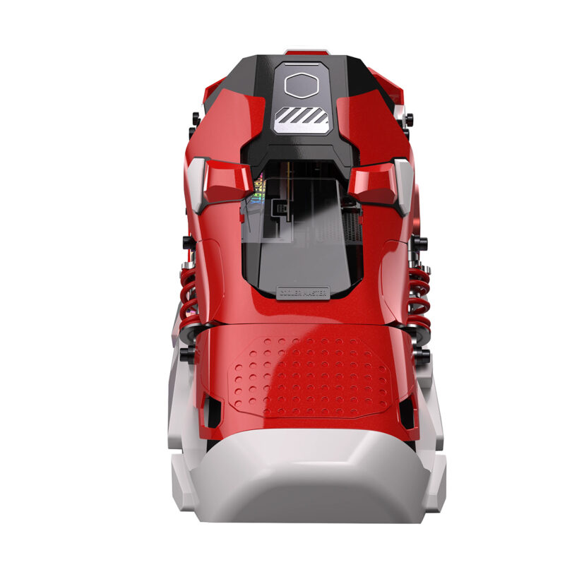 Rear view of the Sneaker X PC showing the heel detail and a small internal viewing window.