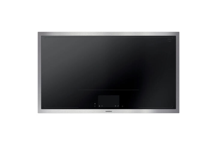 Gaggenau 400 Series full-surface induction cooktop with a frameless design.