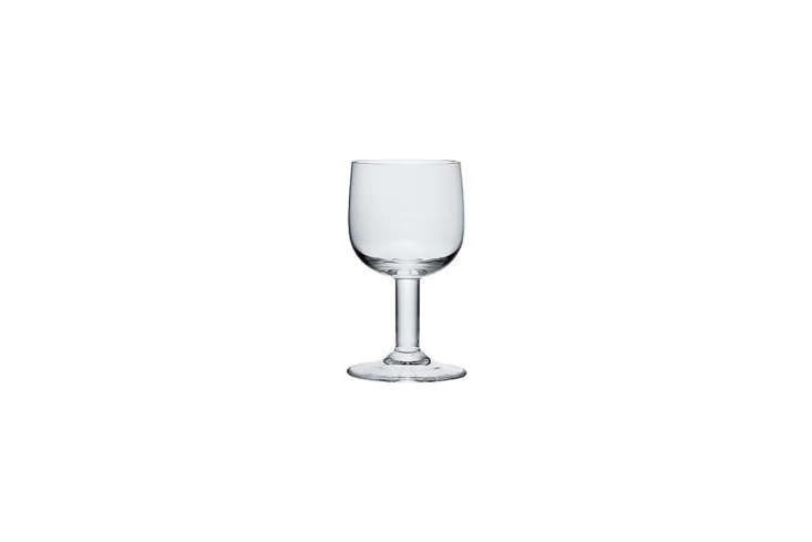 An Alessi Wine Goblet designed by Jasper Morrison.
