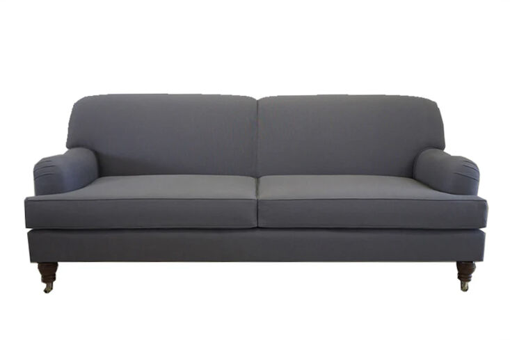 Chatham English Arm Sofa in a neutral tone from Pure Upholstery.